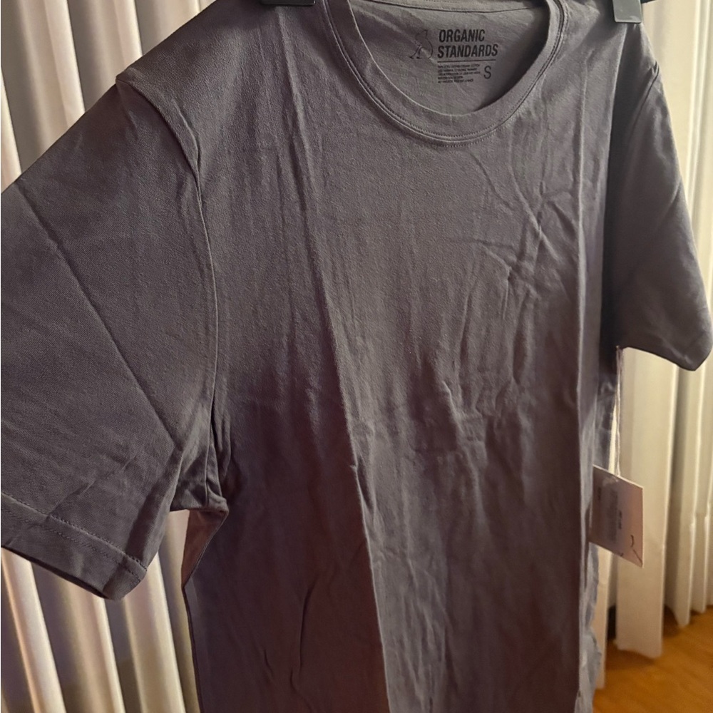 Organic Standards Men's Gray Short Sleeve Tee